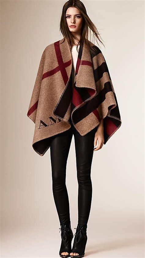 melomolly burberry lattice cloak poncho sweater|Women's Burberry Capes & Ponchos .